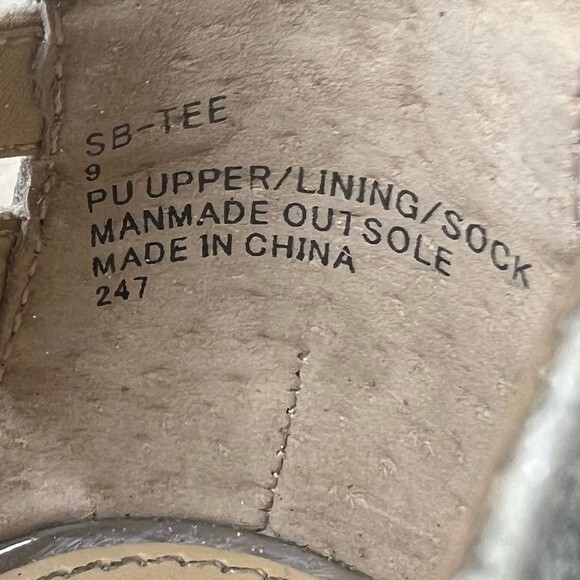 Blue by Betsey Johnson T Strap Silver Glitter Tee Heels Stiletto Sandals Bridal - Picture 10 of 12